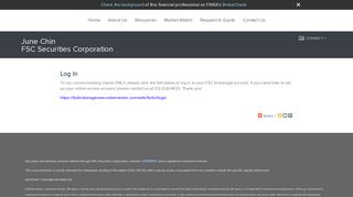 
                            10. Log In : FSC Securities Corporation