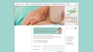 
                            5. Log-in | Fy'net, vereniging fysiotherapeuten Maastricht-Heuvelland