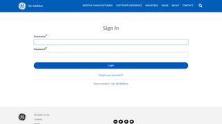 
                            3. Log in | GE Additive - GE.com