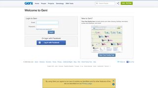 
                            8. Log In - Geni