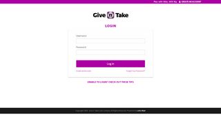 
                            1. Log in - Give 'n' Take Lotto - Give 'n' Take Lottery Limited