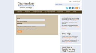 
                            11. Log in | Grantmakers of Western Pennsylvania