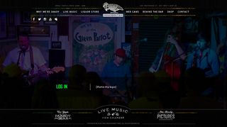 
                            10. Log In - Green Parrot Bar