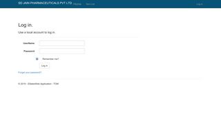 
                            6. Log in - GSalesWeb Application - sd jain pharmaceuticals pvt ltd