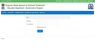 
                            4. Log in - Gujarat State School Textbook Board