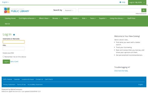 
                            3. Log In | Gwinnett County Public Library | BiblioCommons