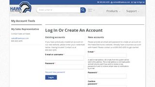 
                            9. Log in | Hawk Electronics