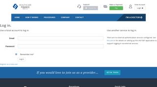 
                            12. Log in | Healthcare Finance Direct