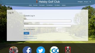 
                            10. Log In - Helsby Golf Club
