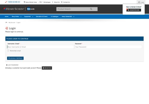 
                            13. Log In - Henry Schein Halas Australian dental products, supplies and ...