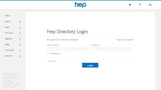 
                            8. Log in - Hep