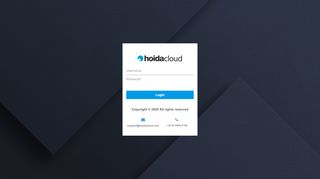 
                            1. LOG IN - HoidaCloud