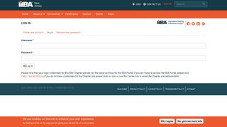 
                            3. Log in | IIBA