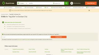 
                            1. Log In in Durban City | Gumtree Classifieds South Africa