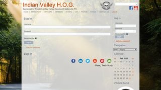 
                            11. Log-In – Indian Valley H.O.G.