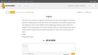 
                            3. Log in - Instructables