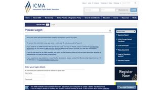 
                            4. Log in - International Capital Market Association