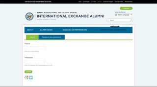 
                            3. Log In - International Exchange Alumni - US Department of State