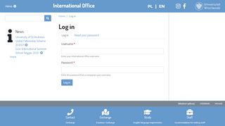 
                            1. Log in | International Office