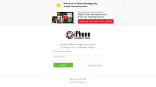 
                            10. log in - iPS Courses - My iPhone Photography School