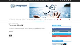 
                            6. LOG-IN - ISSA International Sailing School Association - English
