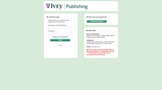 
                            4. Log In - Ivey Publishing