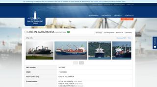 
                            10. LOG IN JACARANDA, Container ship, IMO 9471886 | Vessel details ...