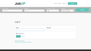 
                            4. Log In - JobUP
