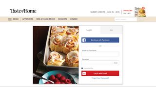 
                            7. Log In / Join - Login | Taste of Home