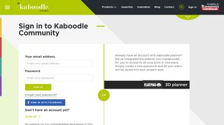 
                            1. Log In - kaboodle kitchen