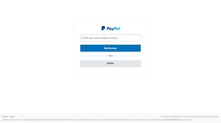 
                            2. Log in ke rekening PayPal Anda