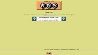 
                            8. Log in - KGS Go Server