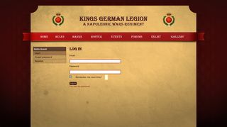 
                            1. Log in » Kings German Legion