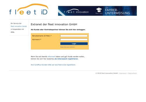 
                            6. Log-In (Kunden) - fleet iD