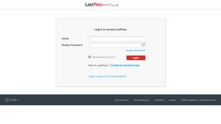 
                            1. Log In - LastPass