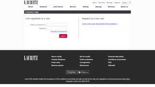 
                            2. Log in - Lauritz.com