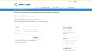 
                            4. Log in - LekkerLeven