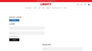 
                            10. Log In - Liberty Shoes