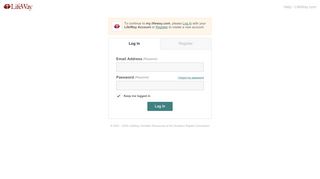 
                            2. Log In - LifeWay