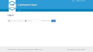 
                            11. Log in - Lightspeed Apps by Web Whales