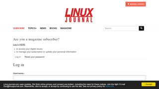 
                            7. Log in | Linux Journal