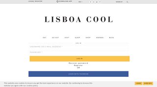 
                            9. Log in | Lisboa Cool