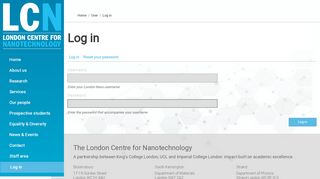 
                            11. Log in | London Nano