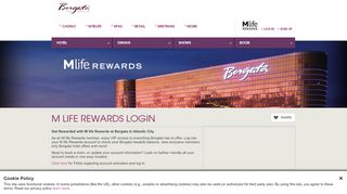 
                            8. Log In | M life Rewards | Borgata Hotel Casino & Spa