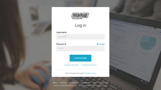 
                            3. Log in | MailUp