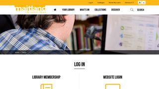 
                            10. Log in | Maitland City Library