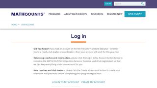 
                            11. Log in | MATHCOUNTS