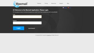 
                            6. LOG IN - Maxmail