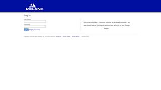 
                            3. Log In | McLane Company, Inc.