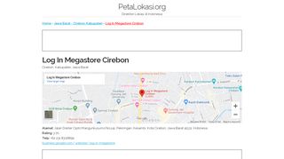 
                            5. Log In Megastore Cirebon - Jawa Barat - Cirebon, Kabupaten